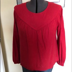 Universal Thread Co L/S yoked collar blouse XL